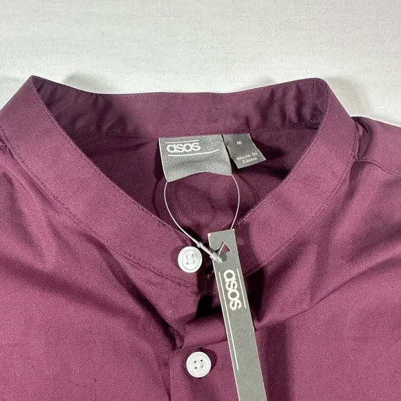 Men’s ASOS Short Collar Shirt Size M​ - Picture 3 of 8